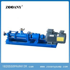 FGBP stainless steel single screw pump with variable frequency motor for speed regulation